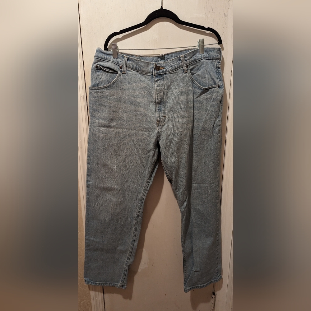 Wrangler blue jeans, size 38x30